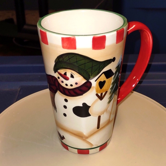 Other - 🎅 Snowman large bistro latte mug